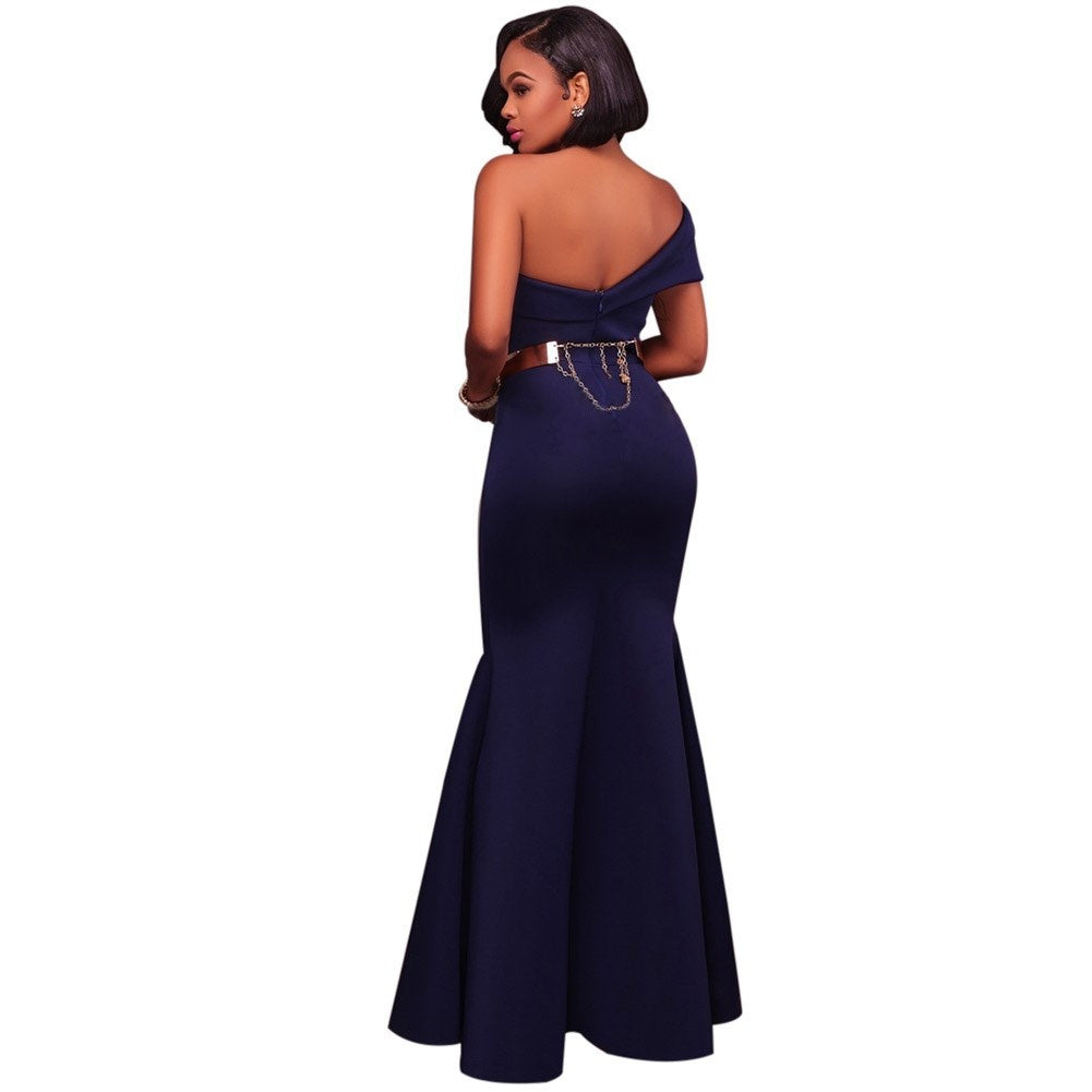 Long, Beautiful Red Evening Gown