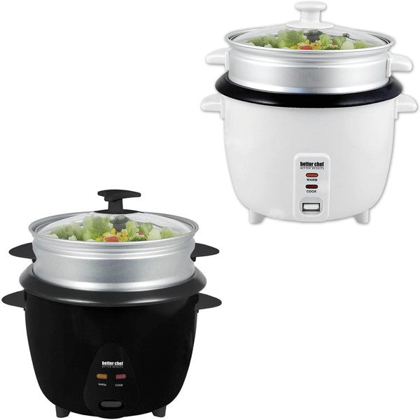 Better Chef 5-Cup Rice Cooker with Steamer
