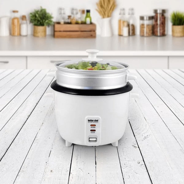Better Chef 5-Cup Rice Cooker with Steamer
