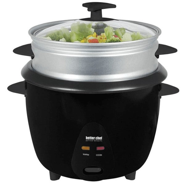 Better Chef 5-Cup Rice Cooker with Steamer