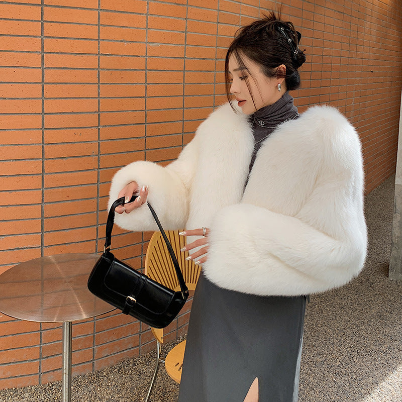 Fox Fur Whole Leather New Young Fur Coat