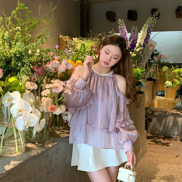 Ladies Puff Sleeve Square Neck Floral Dress