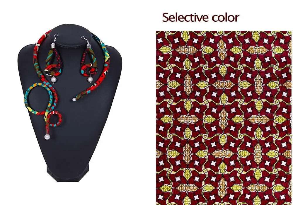2023 Africa necklace Party act the role ofing is tasted Neck decoration +2 earrings Manual necklace Fashion necklace wyb447