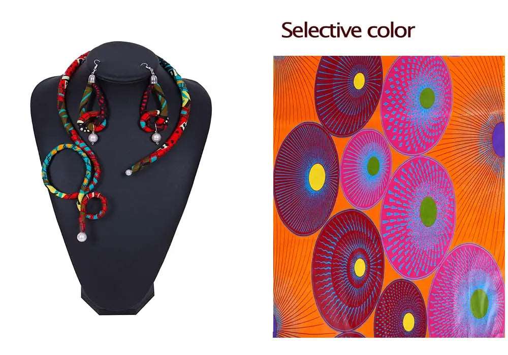 2023 Africa necklace Party act the role ofing is tasted Neck decoration +2 earrings Manual necklace Fashion necklace wyb447
