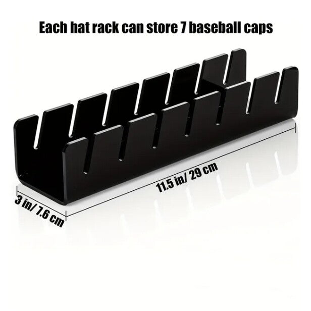 7-Holes Durable Baseball Hat Holder