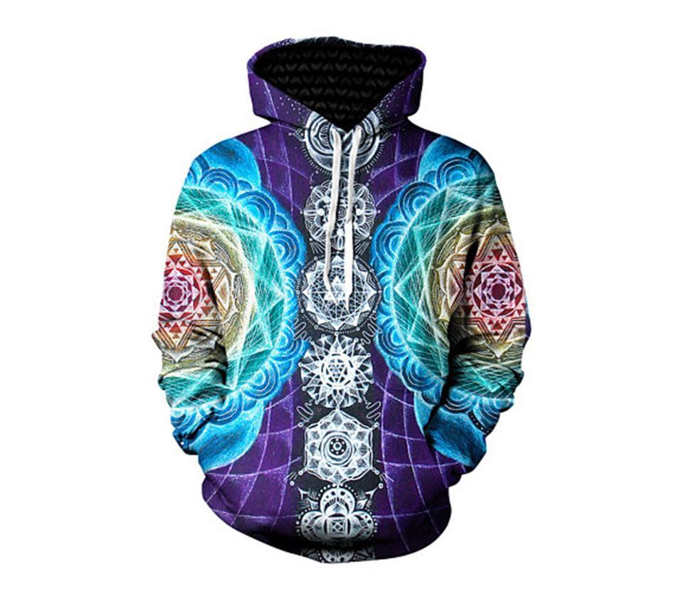 Psychedelic Mandala Chakras Art Hoodie/Top/T-shirt