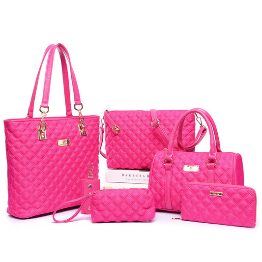 Multi-Piece Combination Women's Bag Nylon Embroidery Thread