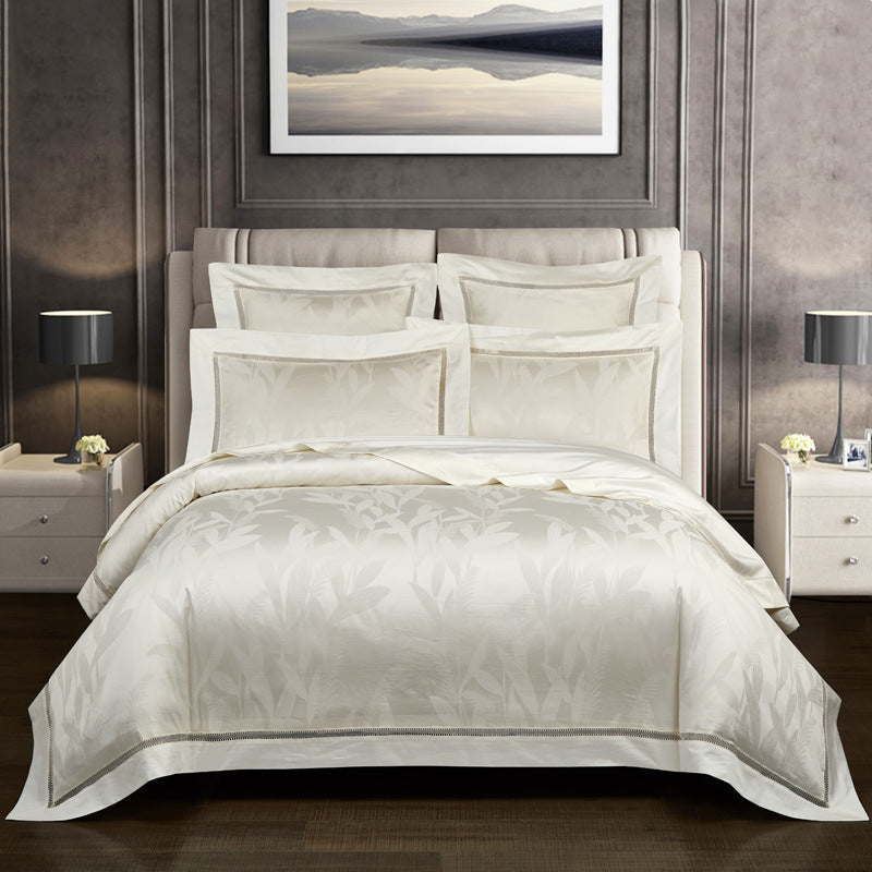 Vintage Jacquard Hotel Style Bedding Set