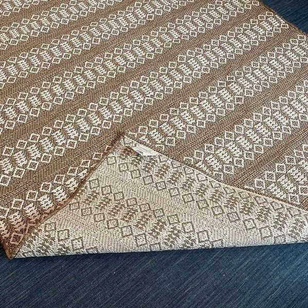 7x10 Feet Brown Beige Outdoor Area Rug