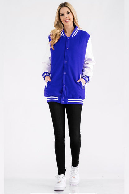 Boyfriend OverSize Letteman Jacket