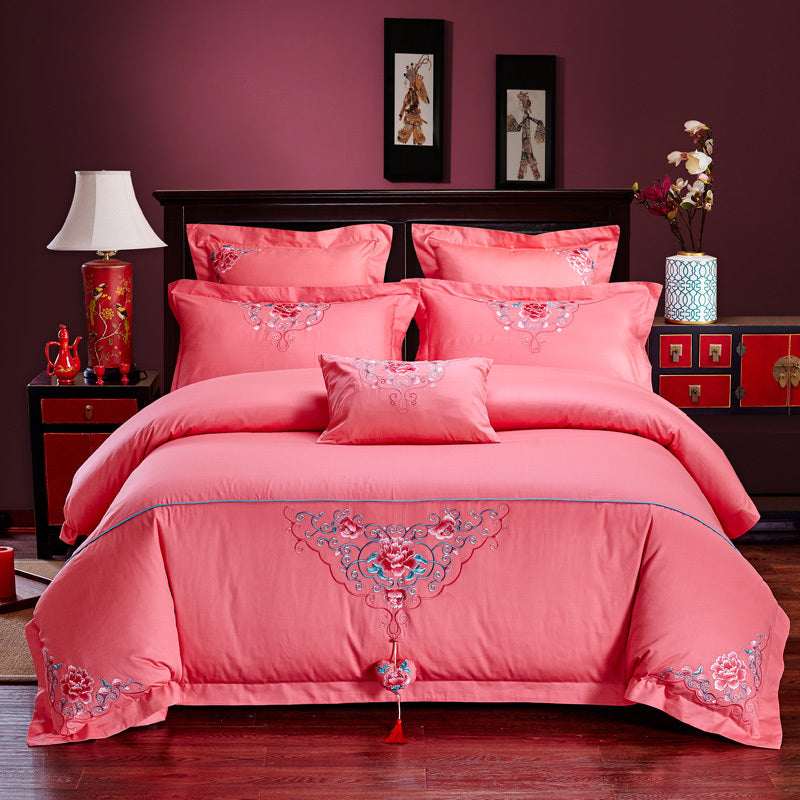 Wedding  Cotton Four Piece Bedding