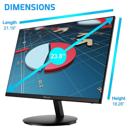 Norcent 24 Inch Frameless Computer Monitor