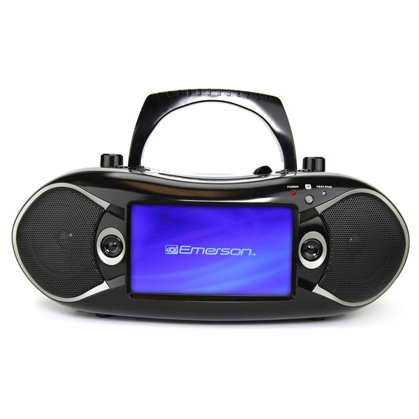 Emerson 7 Inch Bluetooth DVD Boombox w Digital TV