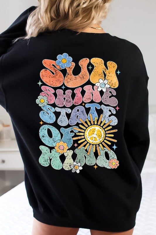 Sunshine State of Mind Graphic Fleece Sweatshirts