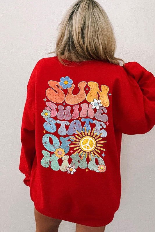 Sunshine State of Mind Graphic Fleece Sweatshirts