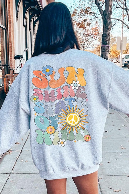 Sunshine State of Mind Graphic Fleece Sweatshirts