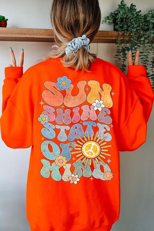 Sunshine State of Mind Graphic Fleece Sweatshirts