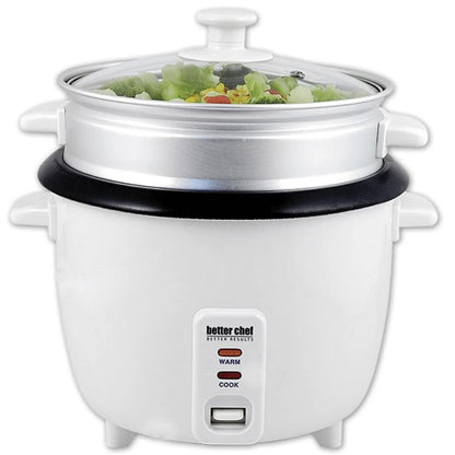 Better Chef 5-Cup  Rice Cooker with Steamer