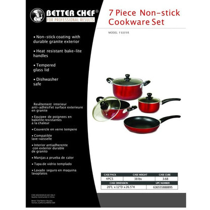 Better Chef 7-Piece Aluminum Cookware Set