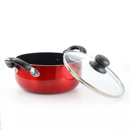 Better Chef 4-Quart Metallic Red Dutch Oven