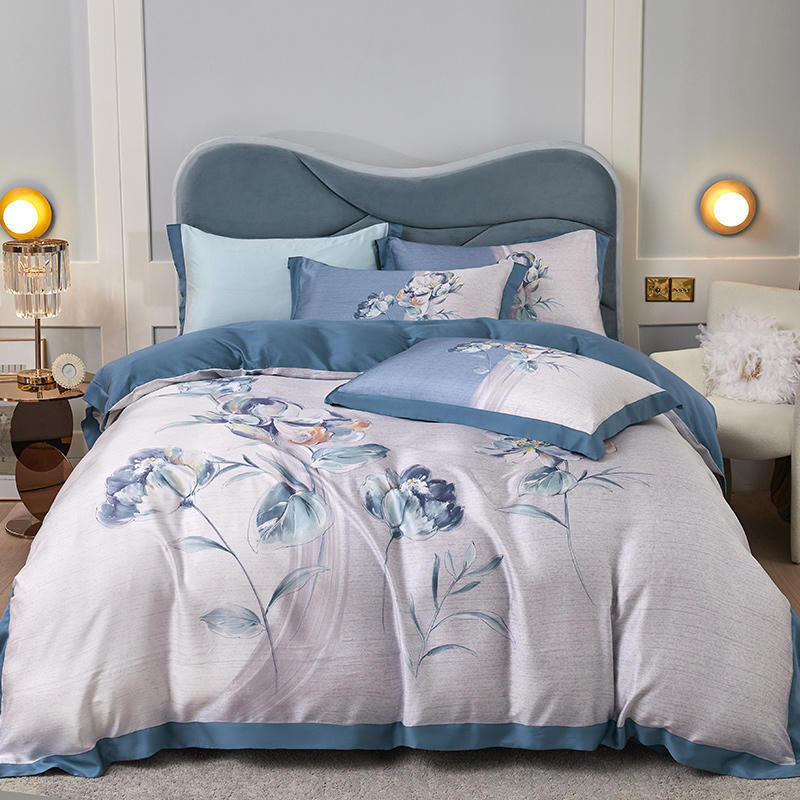 Tencel Four-piece Large Version Series Focus On High-end Bedding