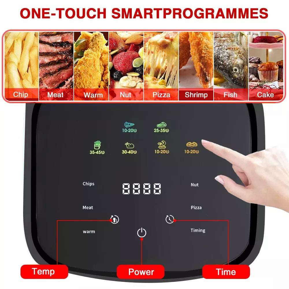 15L Air Fryer Low Fat Healthy Food Oven Cooker Oil Free Frying Chips Timer LCD