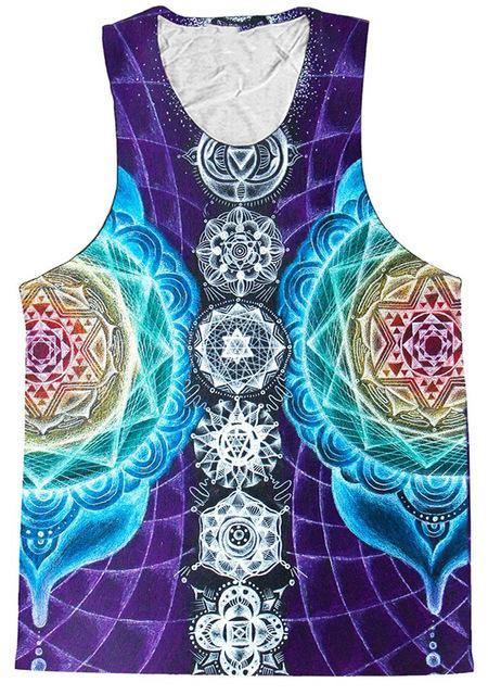 Psychedelic Mandala Chakras Art Hoodie/Top/T-shirt