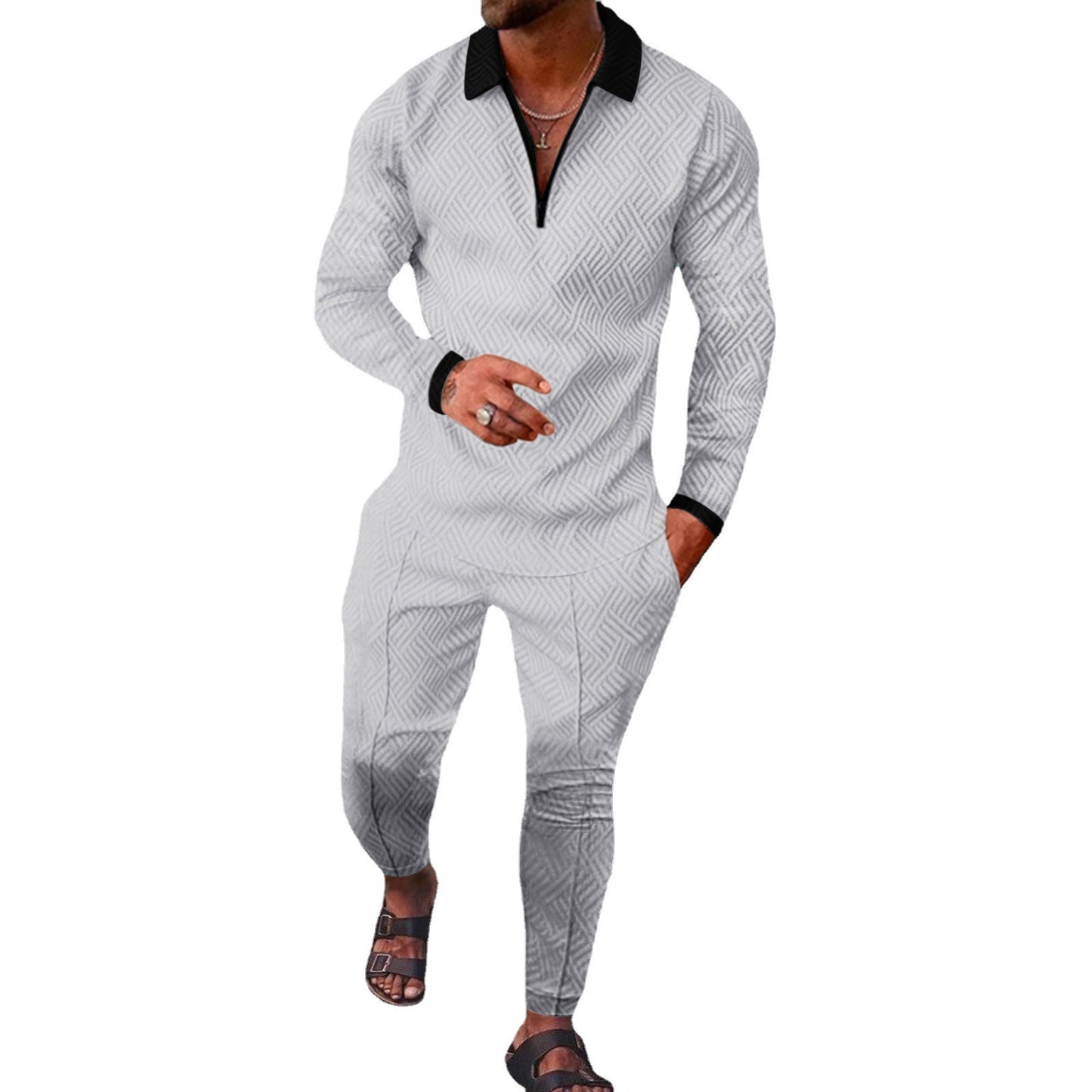 Autumn Long-sleeved Trousers /Two-piece Sports And Leisure Men's Suit