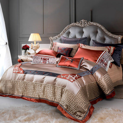 Pure Cotton Chinese Style Classical Brocade Embroidery Bedding Set