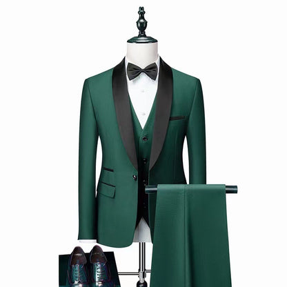 Men's 3 Piece Tuxedo Suit /Wedding Suits /Groom Tuxedo