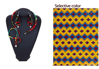 2023 Africa necklace Party act the role ofing is tasted Neck decoration +2 earrings Manual necklace Fashion necklace wyb447