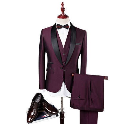 Men's 3 Piece Tuxedo Suit /Wedding Suits /Groom Tuxedo