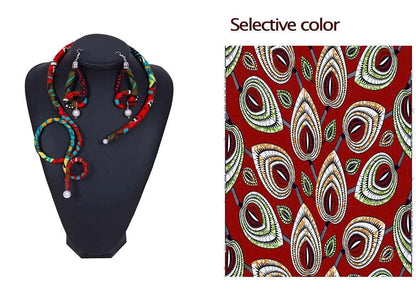 2023 Africa necklace Party act the role ofing is tasted Neck decoration +2 earrings Manual necklace Fashion necklace wyb447