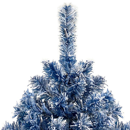 6FT pre ignited hinge chain artificial fir Christmas tree, Christmas tree snowflake flocking person with 750 Christmas branches