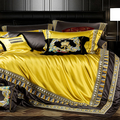 Luxury Villa Four-piece Set Of European-style Bedding