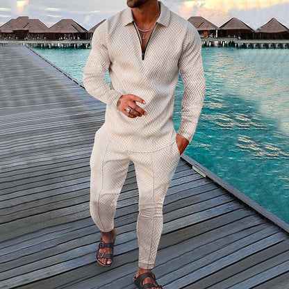 Autumn Long-sleeved Trousers /Two-piece Sports And Leisure Men's Suit