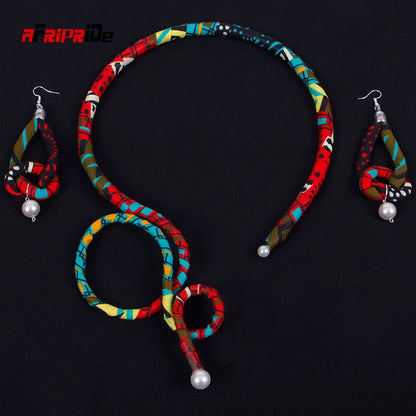 2023 Africa necklace Party act the role ofing is tasted Neck decoration +2 earrings Manual necklace Fashion necklace wyb447