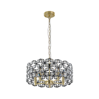 Modern Crystal Chandelier for Living-Room Round Crystal Lamp Luxury Home Decor  Light Fixture