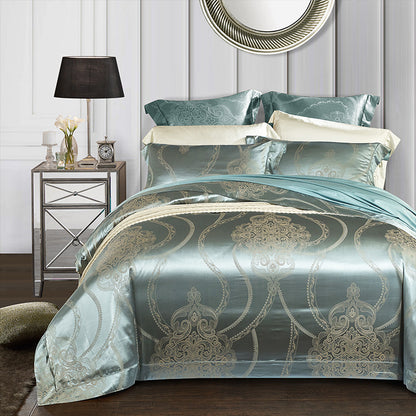 Silk Tencel Jacquard Bedding Four-piece Set