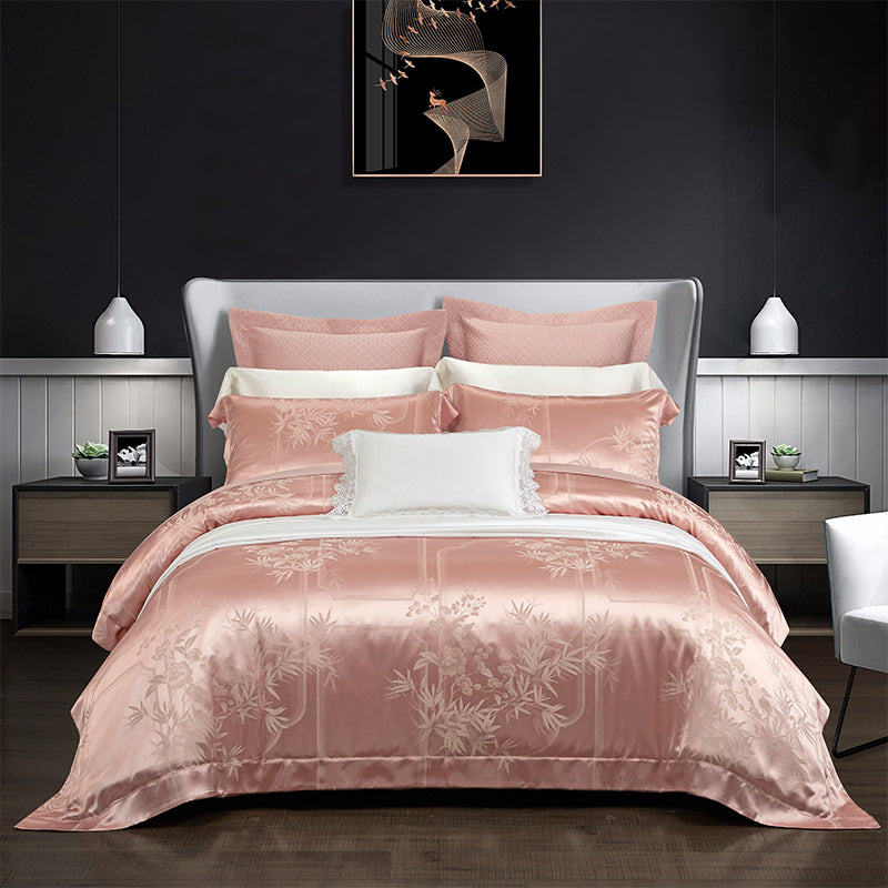 Silk Tencel Jacquard Bedding Four-piece Set