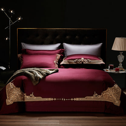 Four-piece Luxury Egyptian Cotton Bedding Set