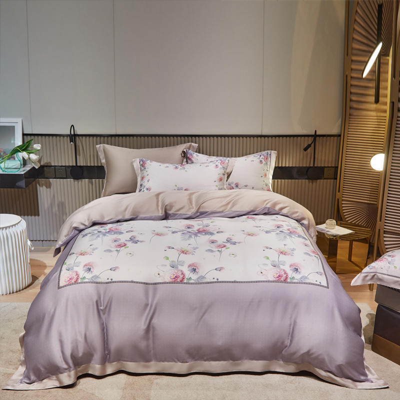 Tencel Four-piece Large Version Series Focus On High-end Bedding