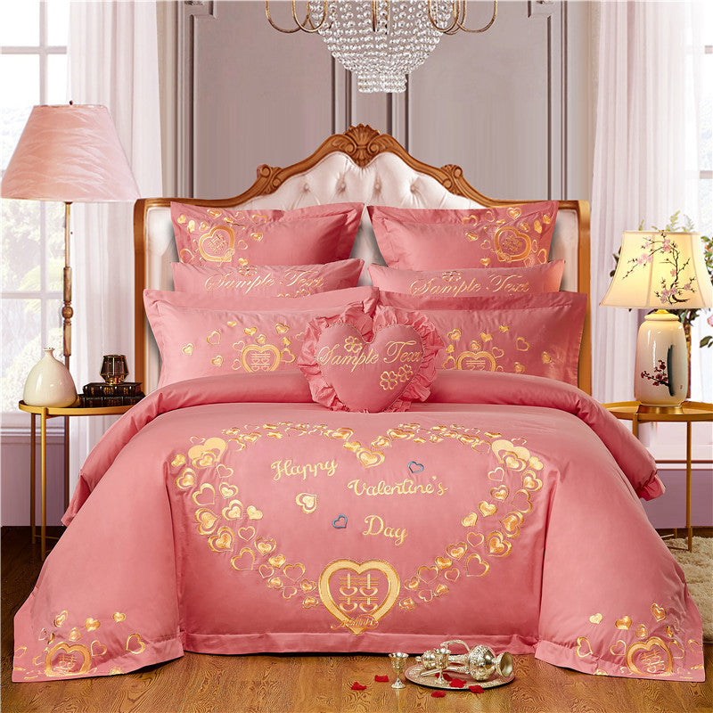 Wedding  Cotton Four Piece Bedding