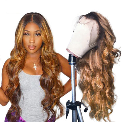 Remy Ombre Lace Front Human Hair Wigs