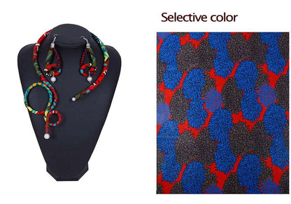 2023 Africa necklace Party act the role ofing is tasted Neck decoration +2 earrings Manual necklace Fashion necklace wyb447