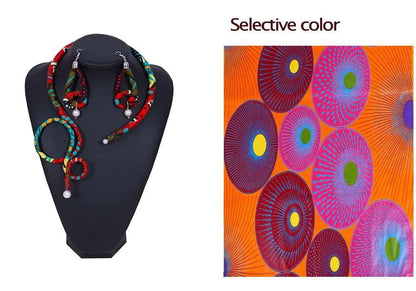 2023 Africa necklace Party act the role ofing is tasted Neck decoration +2 earrings Manual necklace Fashion necklace wyb447