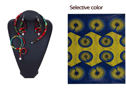 2023 Africa necklace Party act the role ofing is tasted Neck decoration +2 earrings Manual necklace Fashion necklace wyb447