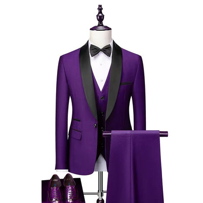 Men's 3 Piece Tuxedo Suit /Wedding Suits /Groom Tuxedo