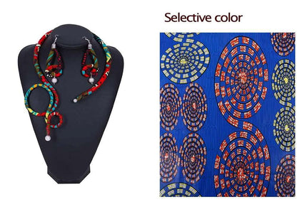 2023 Africa necklace Party act the role ofing is tasted Neck decoration +2 earrings Manual necklace Fashion necklace wyb447