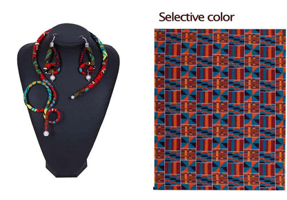 2023 Africa necklace Party act the role ofing is tasted Neck decoration +2 earrings Manual necklace Fashion necklace wyb447